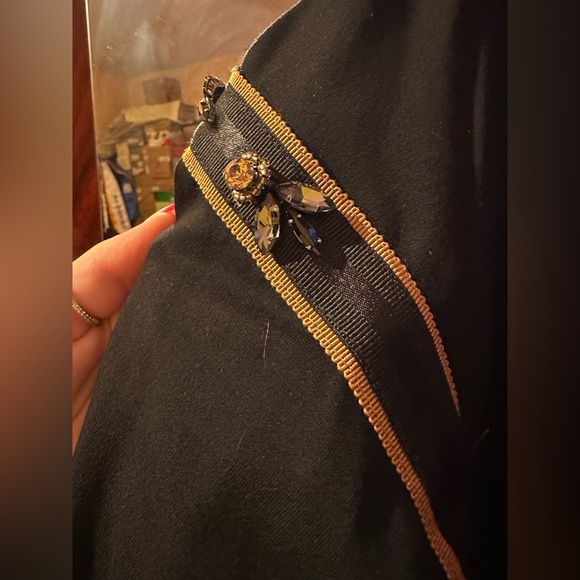 Brand New! GIZIA Women’s Long Sleeve Shirt With Real Crystals Size 38 - Picture 6 of 8